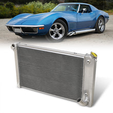 Load image into Gallery viewer, Chevrolet Corvette C3 5.7L V8 SBC 1969-1972 Automatic & Manual Transmission Aluminum Radiator