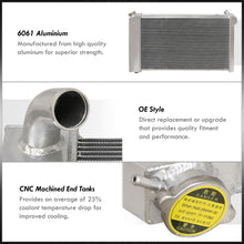 Load image into Gallery viewer, Chevrolet Corvette C3 5.7L V8 SBC 1969-1972 Automatic & Manual Transmission Aluminum Radiator