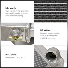Load image into Gallery viewer, Chevrolet Corvette C3 5.7L V8 SBC 1969-1972 Automatic & Manual Transmission Aluminum Radiator