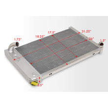 Load image into Gallery viewer, Chevrolet Corvette C3 5.7L V8 SBC 1969-1972 Automatic & Manual Transmission Aluminum Radiator