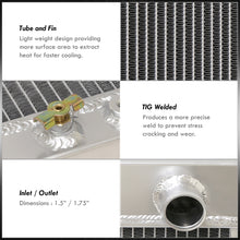 Load image into Gallery viewer, Ford Small Block SBC 289 1960-1966 / Mustang 1964-1966 / Falcon 1963-1965 / Mercury Comet 1963-1965 Manual Transmission Aluminum Radiator