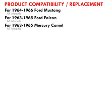 Load image into Gallery viewer, Ford Small Block SBC 289 1960-1966 / Mustang 1964-1966 / Falcon 1963-1965 / Mercury Comet 1963-1965 Manual Transmission Aluminum Radiator