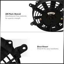 Load image into Gallery viewer, Universal 7" Radiator Fan Black