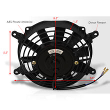 Load image into Gallery viewer, Universal 7" Radiator Fan Black