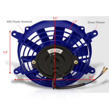 Load image into Gallery viewer, Universal 7" Radiator Fan Blue