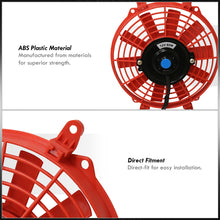 Load image into Gallery viewer, Universal 9&quot; Radiator Fan Red
