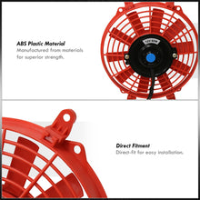 Load image into Gallery viewer, Universal 9" Radiator Fan Red