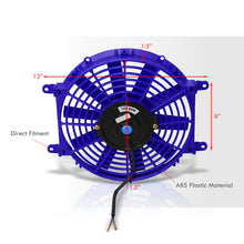 Load image into Gallery viewer, Universal 10&quot; Radiator Fan Blue

