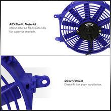 Load image into Gallery viewer, Universal 12" Radiator Fan Blue