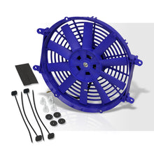 Load image into Gallery viewer, Universal 12" Radiator Fan Blue