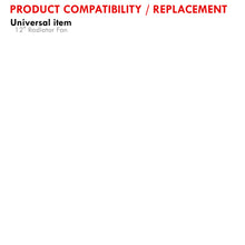 Load image into Gallery viewer, Universal 12" Radiator Fan Blue