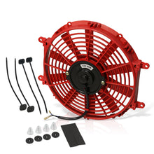Load image into Gallery viewer, Universal 12" Radiator Fan Red