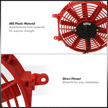 Load image into Gallery viewer, Universal 12" Radiator Fan Red