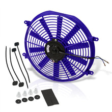 Load image into Gallery viewer, Universal 14&quot; Radiator Fan Blue
