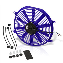 Load image into Gallery viewer, Universal 14" Radiator Fan Blue