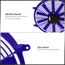 Load image into Gallery viewer, Universal 14" Radiator Fan Blue