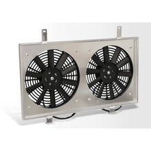 Load image into Gallery viewer, Nissan 240SX 1989-1994 M/T SR20 Aluminum Radiator Dual Fan Shroud