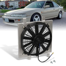 Load image into Gallery viewer, Acura Integra 1990-1993 M/T Aluminum Radiator Single Fan Shroud
