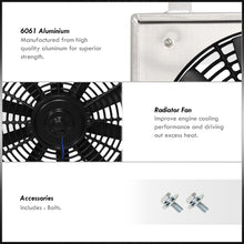 Load image into Gallery viewer, Acura Integra 1990-1993 M/T Aluminum Radiator Single Fan Shroud