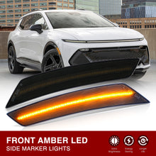 Load image into Gallery viewer, Chevy Equinox (Gen III) 2022-2024 Front Amber LED Side Marker Lights Smoked Lens