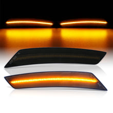 Load image into Gallery viewer, Chevy Equinox (Gen III) 2022-2024 Front Amber LED Side Marker Lights Smoked Lens