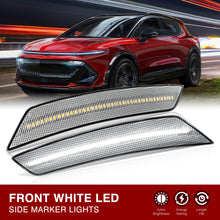 Load image into Gallery viewer, Chevy Equinox (Gen III) 2022-2024 Front White LED Side Marker Lights Clear Lens