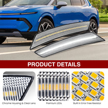 Load image into Gallery viewer, Chevy Equinox (Gen III) 2022-2024 Front White LED Side Marker Lights Clear Lens
