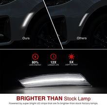 Load image into Gallery viewer, Chevy Equinox (Gen III) 2022-2024 Front White LED Side Marker Lights Clear Lens