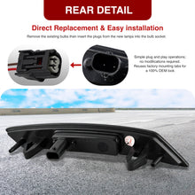 Load image into Gallery viewer, Chevy Equinox (Gen III) 2022-2024 Front White LED Side Marker Lights Smoked Lens