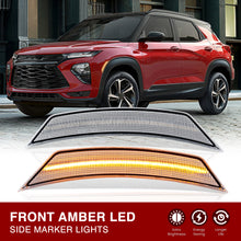 Load image into Gallery viewer, Chevrolet Trailblazer 2021-2024 Front Amber LED Side Marker Lights Clear Lens