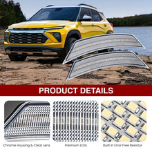 Load image into Gallery viewer, Chevrolet Trailblazer 2021-2024 Front Amber LED Side Marker Lights Clear Lens