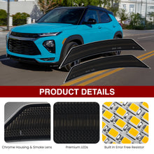 Load image into Gallery viewer, Chevrolet Trailblazer 2021-2024 Front Amber LED Side Marker Lights Smoked Lens
