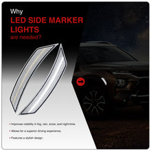 Load image into Gallery viewer, Chevrolet Trailblazer 2021-2024 Front White LED Side Marker Lights Clear Lens