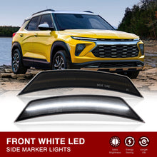 Load image into Gallery viewer, Chevrolet Trailblazer 2021-2024 Front White LED Side Marker Lights Smoked Lens