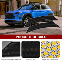 Load image into Gallery viewer, Chevrolet Trailblazer 2021-2024 Front White LED Side Marker Lights Smoked Lens
