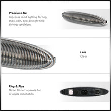Load image into Gallery viewer, Lexus IS250 IS350 2006-2013 / ES350 2006-2009 Front Amber Sequential LED Side Marker Lights Clear Len