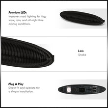 Load image into Gallery viewer, Lexus IS250 IS350 2006-2013 / ES350 2006-2009 Front Amber Sequential LED Side Marker Lights Smoke Len