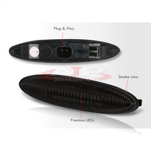 Load image into Gallery viewer, Lexus IS250 IS350 2006-2013 / ES350 2006-2009 Front Amber Sequential LED Side Marker Lights Smoke Len