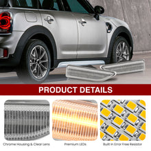 Load image into Gallery viewer, Mini Countryman F60 2017-2023 Front Amber LED Side Marker Lights Clear Len