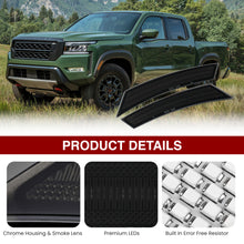 Load image into Gallery viewer, Nissan Frontier 2022-2024 Front Amber LED Side Marker Lights Smoked Lens