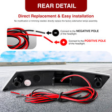 Load image into Gallery viewer, Nissan Frontier 2022-2024 Front White LED Side Marker Lights Clear Lens