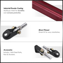 Load image into Gallery viewer, Mitsubishi Lancer 2002-2006 Rear Lower Strut Bar Red