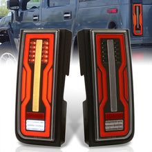 Load image into Gallery viewer, Hummer H2 2003-2009 LED Tail Lights Black Housing Clear Len