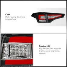 Load image into Gallery viewer, Toyota RAV4 2013-2015 LED Bar Tail Lights Black Housing Clear Len Red Tube