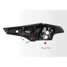 Load image into Gallery viewer, Toyota RAV4 2013-2015 LED Bar Tail Lights Black Housing Clear Len Red Tube