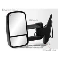Load image into Gallery viewer, Chevrolet Silverado 2007-2013 / Suburban Tahoe 2007-2014 / GMC Sierra 2007-2013 Telescopic Extendable Heated Power Towing Mirrors Black