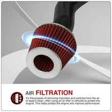 Load image into Gallery viewer, Nissan Altima 2002-2006 / Maxima 2004-2005 3.5L V6 Cold Air Intake Black
