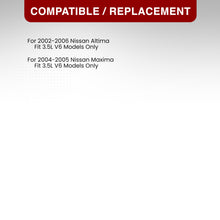 Load image into Gallery viewer, Nissan Altima 2002-2006 / Maxima 2004-2005 3.5L V6 Cold Air Intake Black