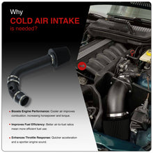 Load image into Gallery viewer, BMW 3 Series E36 6 Cylinder 1992-1998 Cold Air Intake Black