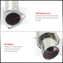 Load image into Gallery viewer, Honda Civic SI Coupe 2006-2011 N1 Style Stainless Steel Catback Exhaust System (Piping: 3.0" / 76mm | Tip: 4.0")
